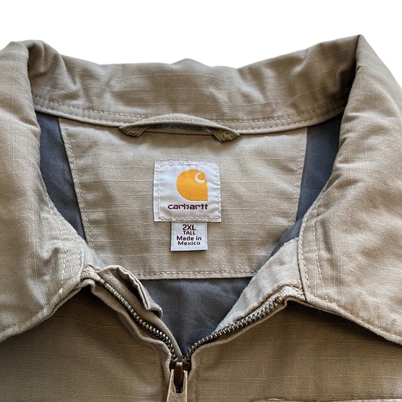 Carhartt Tan Flint Jacket - Size 2XL Tall - Picture 5 of 12